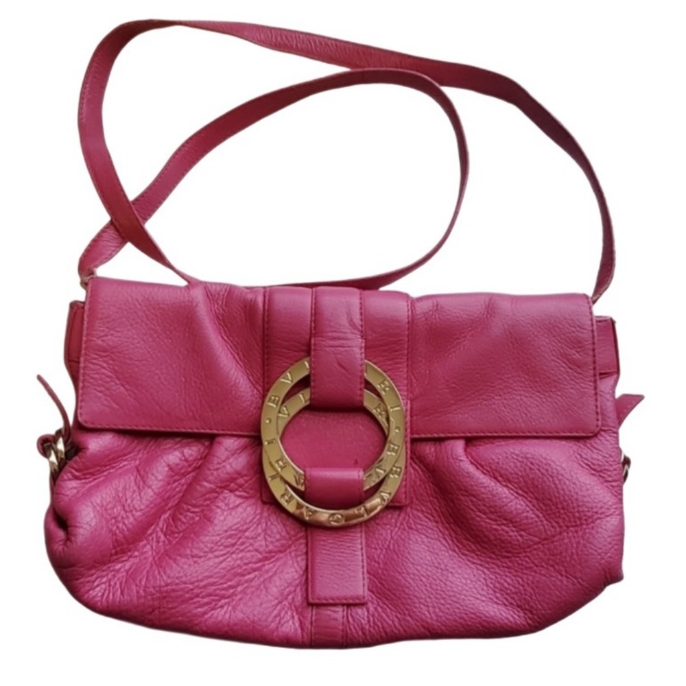 BVLGARI Chandler pink leather shoulder bag -. Italy. LOWEST PRICE ever! - Picture 1 of 14
